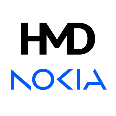 Nokia logo in blauwe letters op een zwarte achtergrond - TouchFix reparatieservice